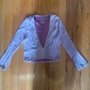 Free people purple crop top